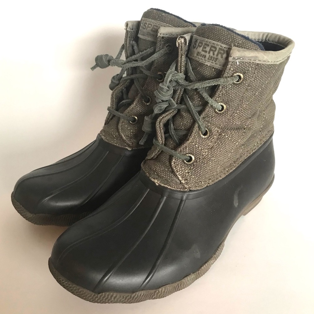Sperry Duck Boots Waterproof Rubber Boots 6M  (NWT)